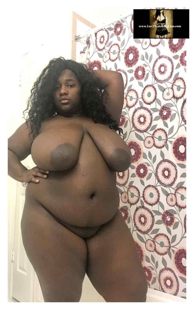 Ebony BBW Solo Nude Big Tit Masturbation Featuring Veah, aka Liah, Part 3 of 3