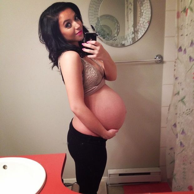 very hot pregnant woman