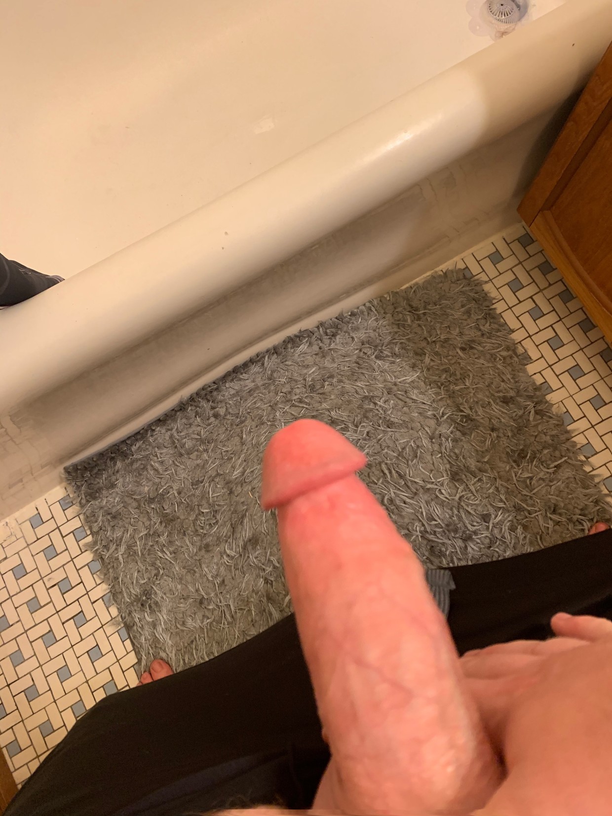 My Wife Would Be Pissed Knowing I Upload My Cock to Here