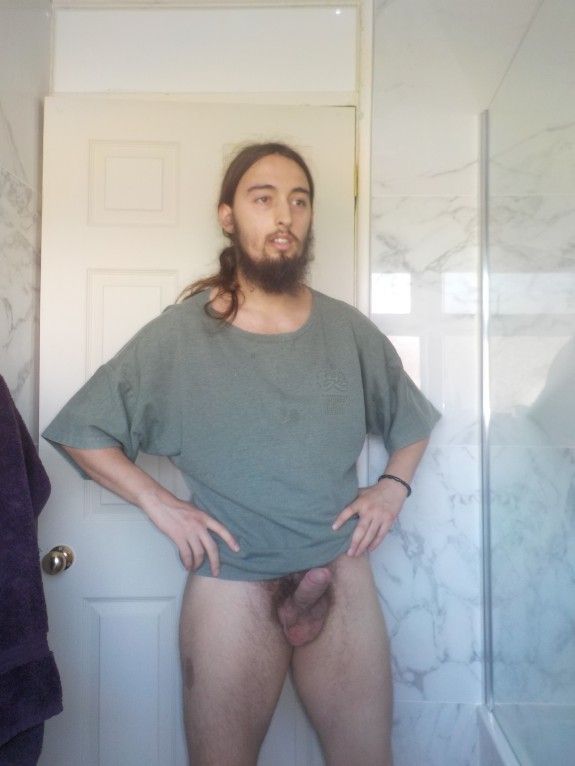 James Fell Trousers down erection out