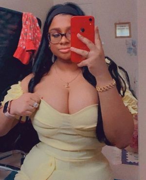 How does Big tit bekki fit her massive tits in these dresses?