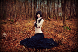 "Forest spirit" by ChloeNoir on DeviantArt