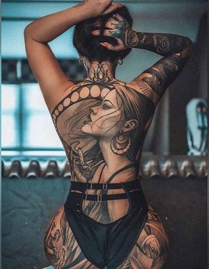 Great back tattoo