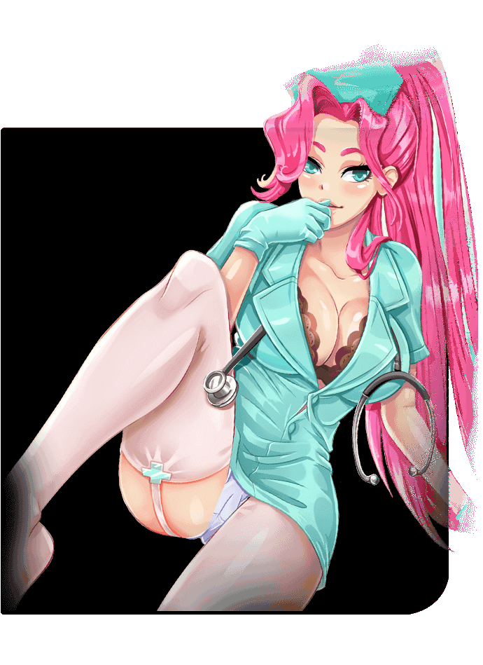 персонажи игр: тётя-доктор = game characters:lady-doctor