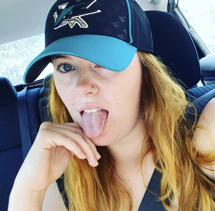 Auntie wants a load on her tongue