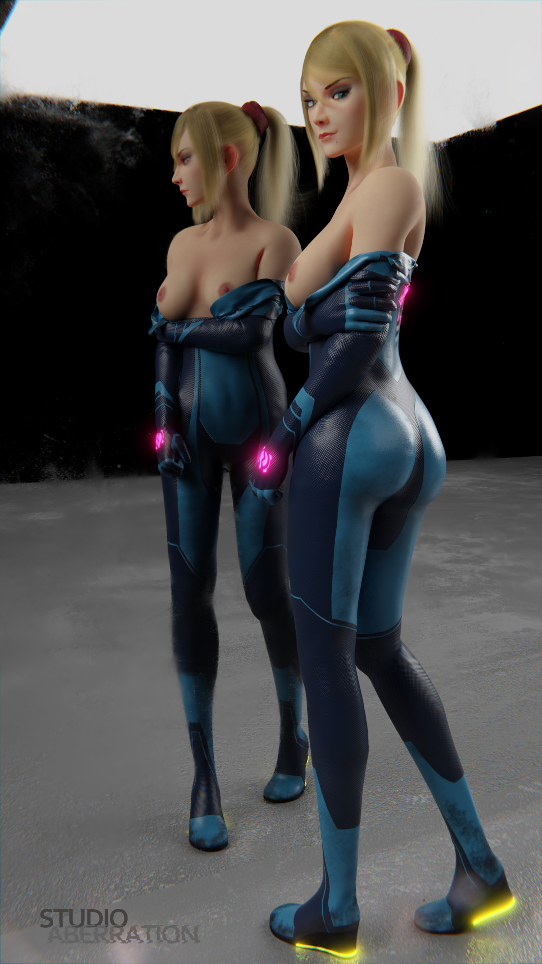 Samus Aran Mirror 1b(StudioAbberation)
