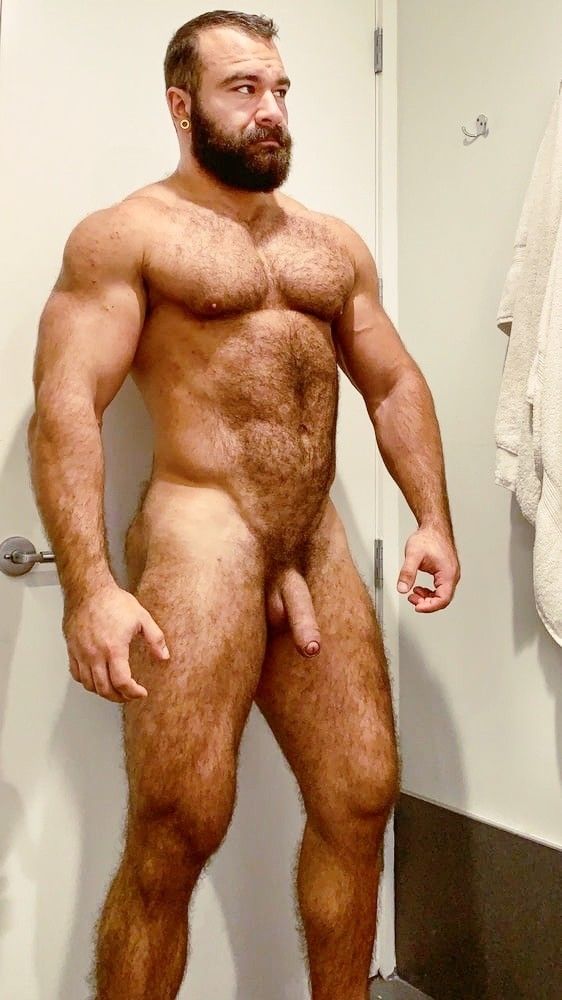 I just want to rub my hairless body all over this bear of a man