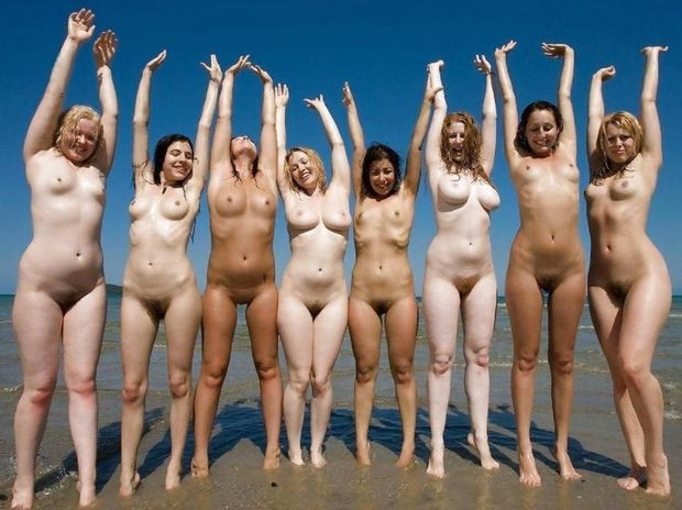 Women after being cleaned of lice