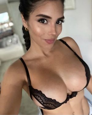 Beautiful brunette with big tits