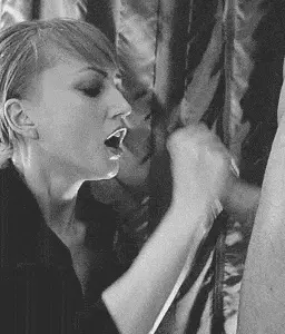 Using my cock to cover your face in hot cum