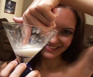 Cum drinking
