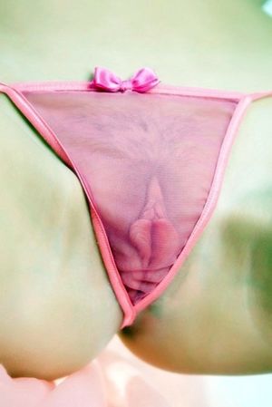 large labia under panties