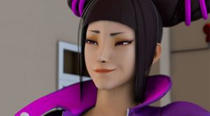 Han Juri smirking