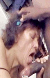 AndreaSex sucking a big Black cock