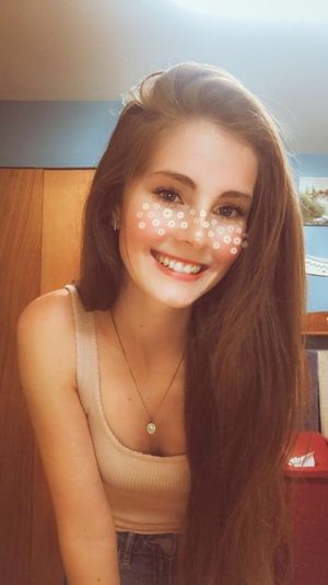 Teen Selfie Smile