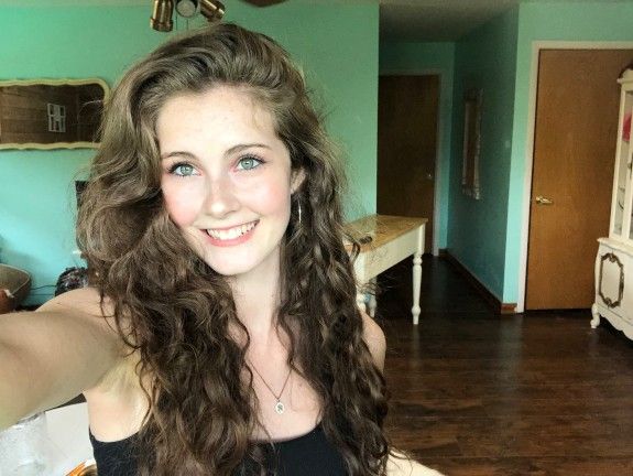 Curly Hair Selfie