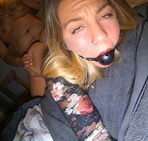 Blonde chick has naughty sex