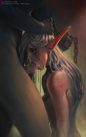 Elven Slave (artist: sabudenego)