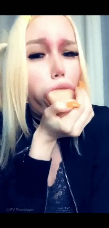 Hard blowjob