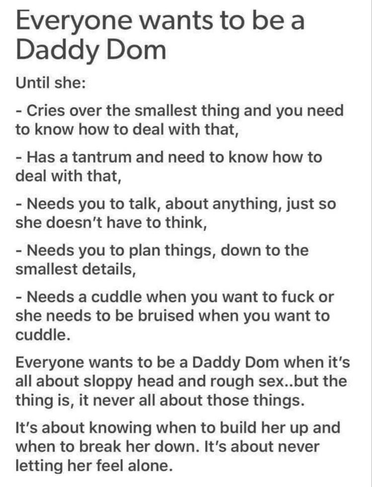 Everyone Wants To Be A Daddy Dom