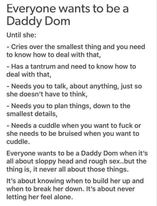 Everyone Wants To Be A Daddy Dom
