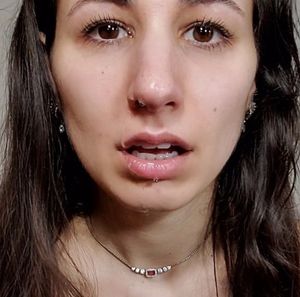 It ain’t cum but it might as well be. It’s a good look on her.