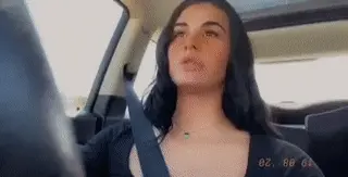 Shemale driving