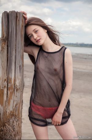 alissa marvel on the beach 2