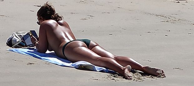 sunbathing godess