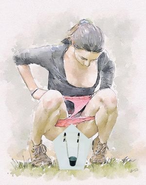 Pussy clamps with Golden Shower bucket -- you can actually buy this