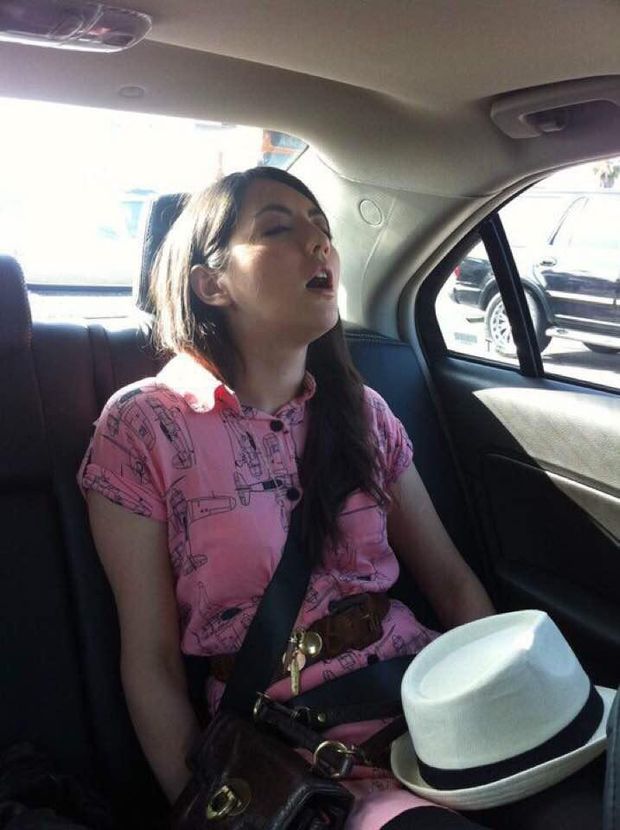 In traffic i use a dildo vibrator
