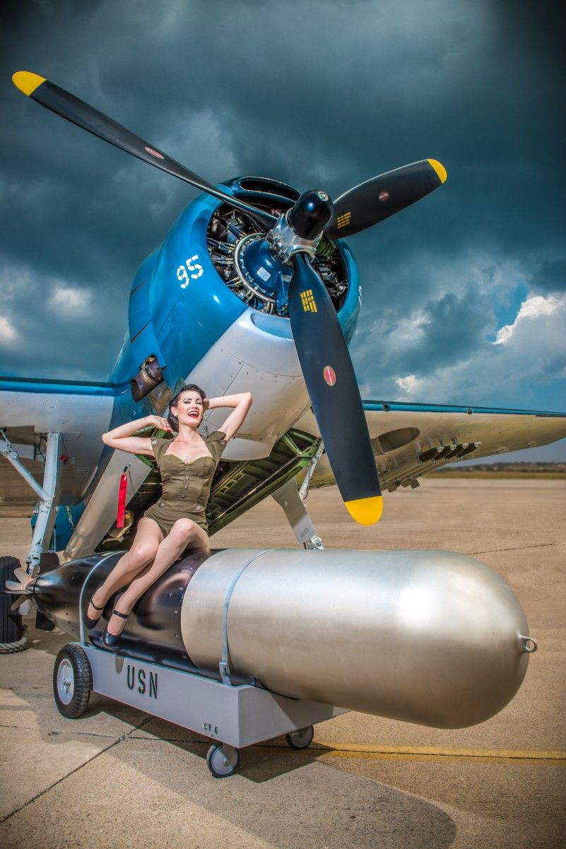 Bombshell on a bomb