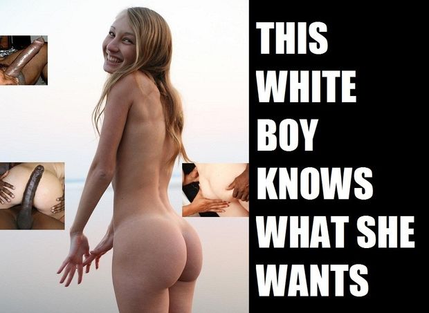 This white boi knows what she wants