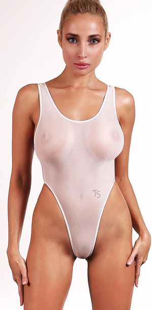 Sexy sheer bodysuit