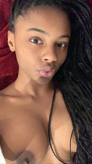CUTE Ebony with Big Nipples