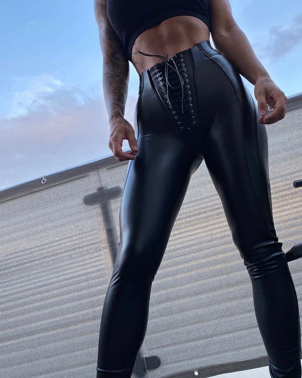 Best worn leather leggings