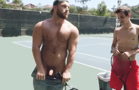 Let's play tennis, bros.