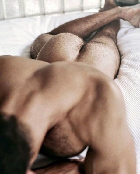 Male butt worshiper.