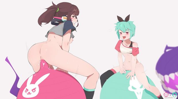 d. va and orphea (overwatch and heroes of the storm) drawn by star-kiss