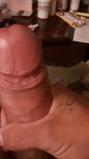 Stroking my cock