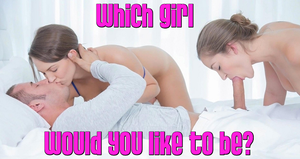 the one with all that dick in her mouth