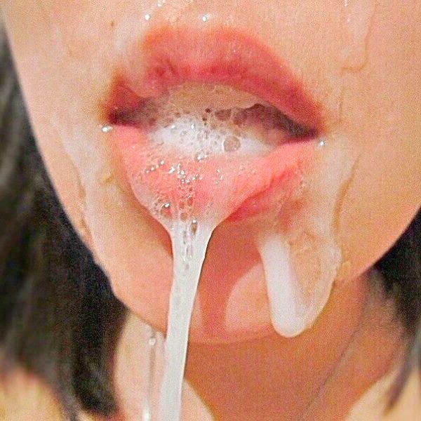 very sexy cum in mouth