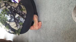 My sister's feet soles