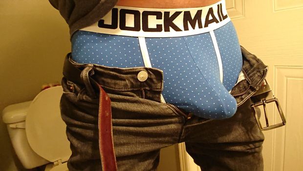 Bathroom selfie. Feeling horny