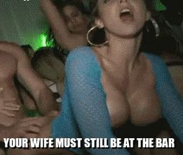 They got her drunk and fucked the shit out of her all night.