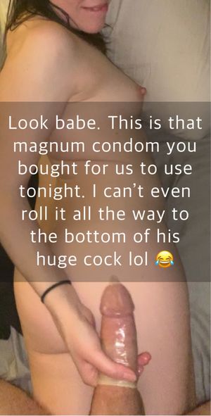 Sorry babe. We tried. His dick was just too thick.