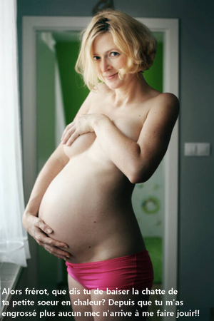 Pregnant sister in heat!