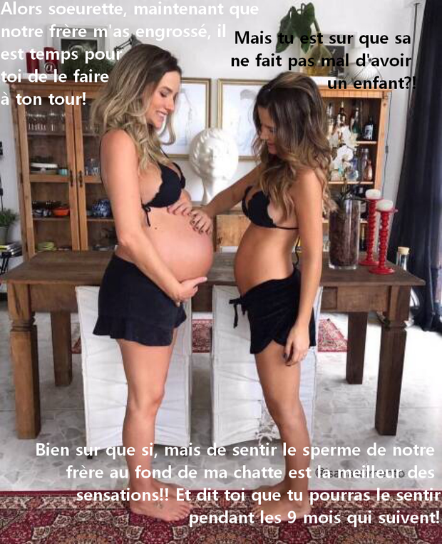 My pregnant sister!