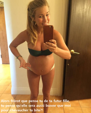 My sister introduces me to my daughter!