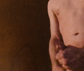 Slow motion big cumshot